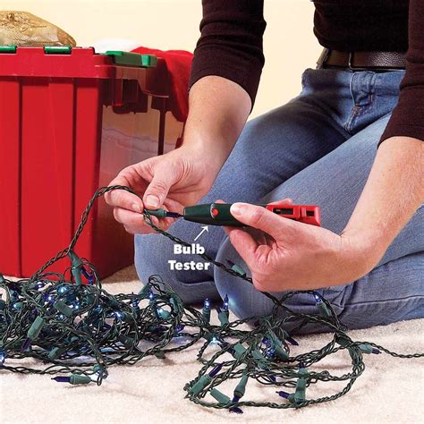 fixing christmas lights